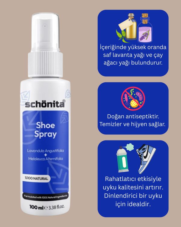 Schönita - Ayakkabı Koku Önleyici Sprey - 100ml