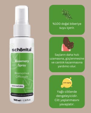 Schönita %100 Saf Biberiye Suyu - 100ml